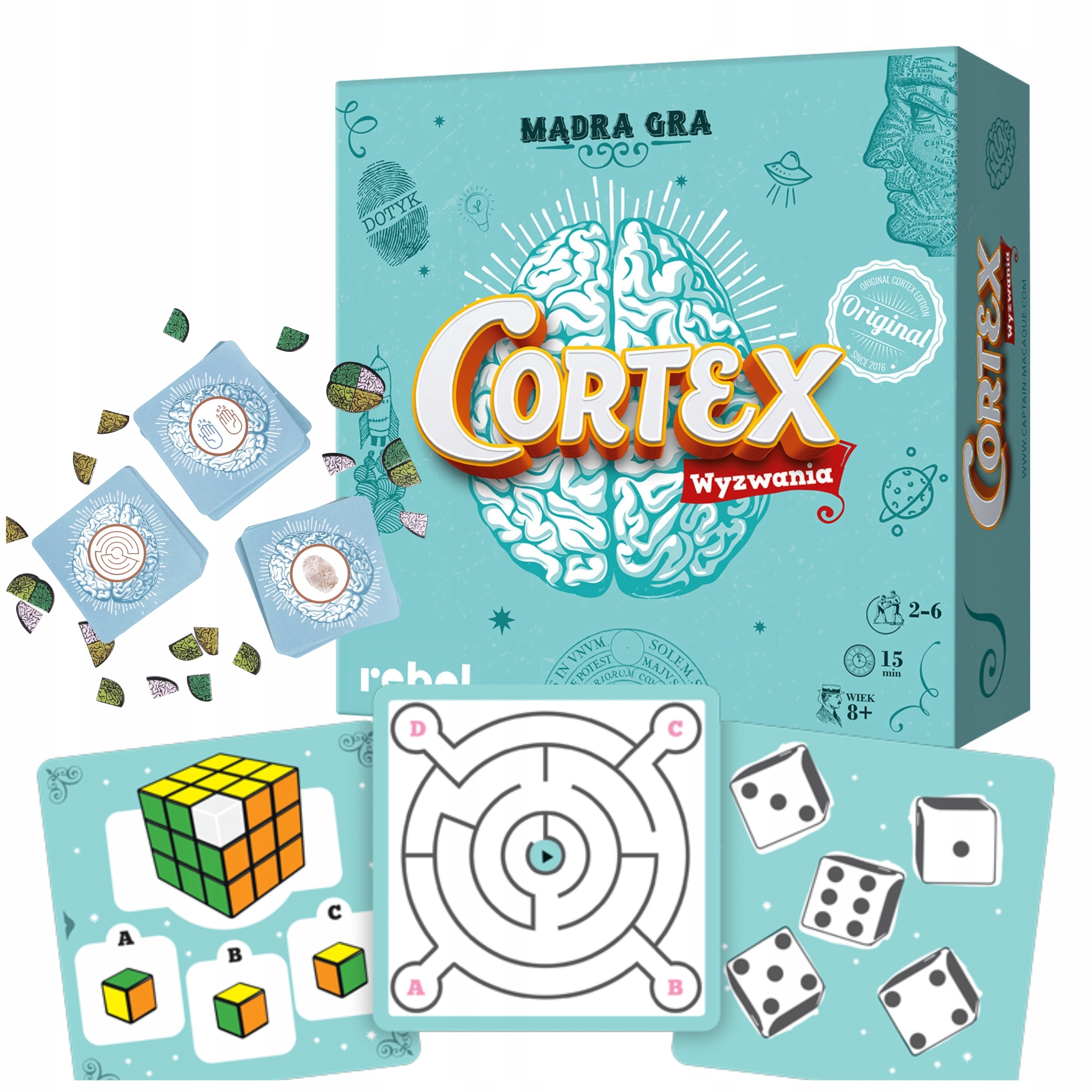 Gra Dla Dzieci Familijna Gra Planszowa Dla Dziecka Gra Cortex 2, Rebel