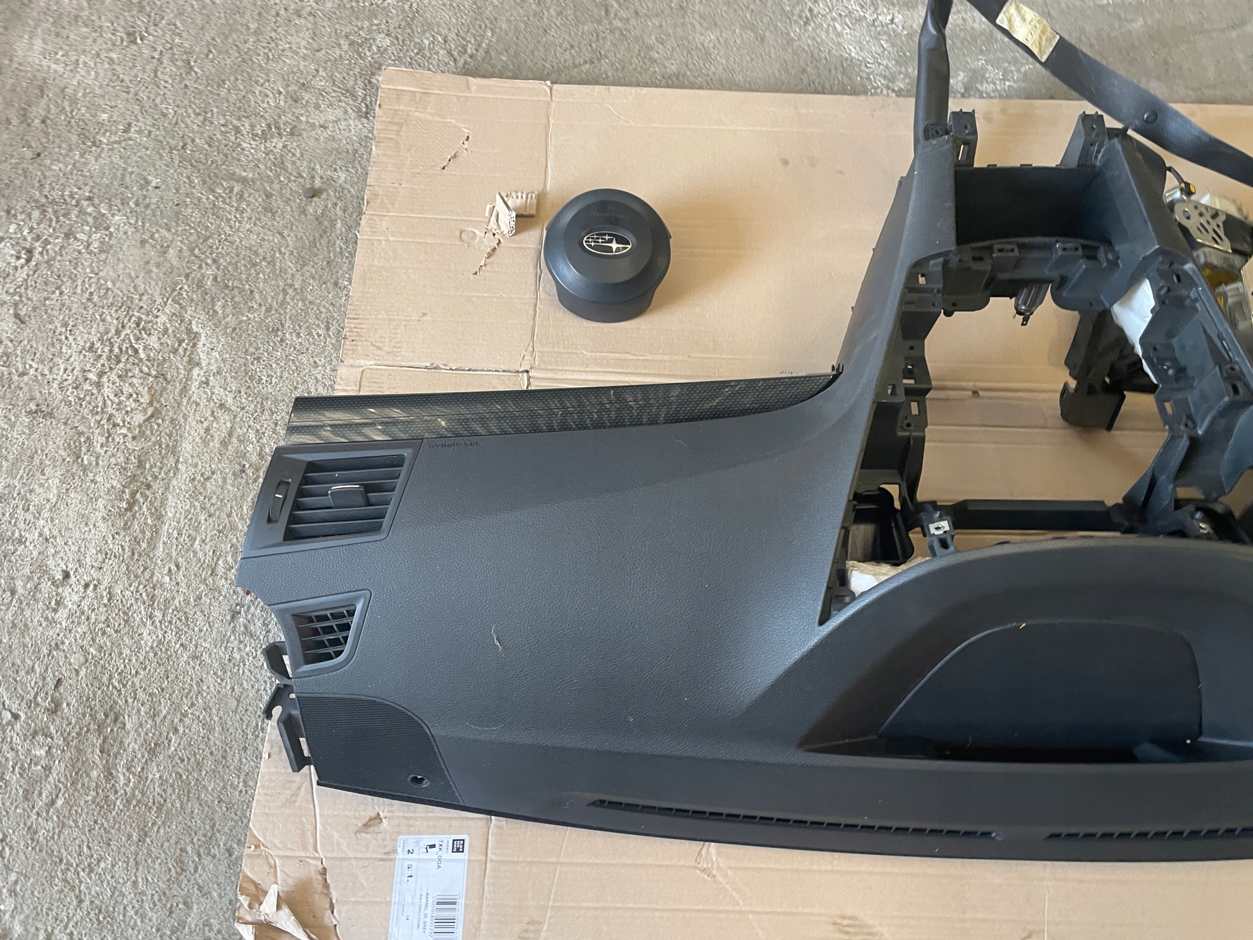 SUBARU LEGACY V OUTBACK Console Airbag Ceinture de sécurité avant