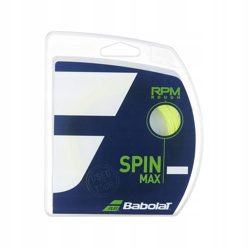 Naciąg do tenisa Babolat Rpm Blast Rough Żółty 1,30 mm 12m