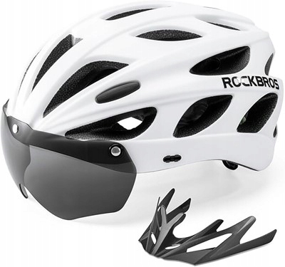 Rockbros cyklistická přilba TT-16-W bílá (58-61 cm)