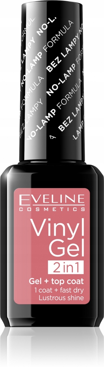 Eveline Vinyl Gel + top coat 2w1 204 lakier-Zdjęcie-0