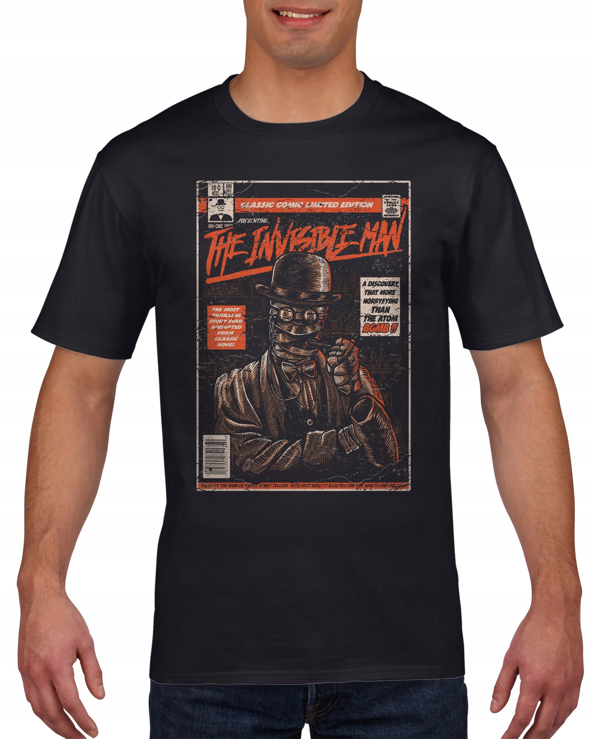 

Koszulka męska Invisible Man Niewidzialny Czl c S