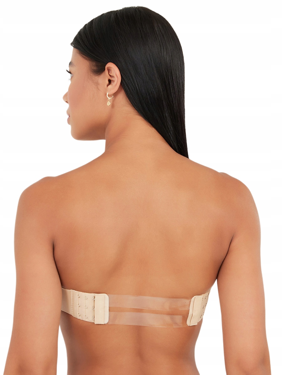 BARDOTKA STANIK BIUSTONOSZ GŁADKI SILIKONOWY TYŁ MAX PUSH-UP BEZSZWOWY Marka Inna marka