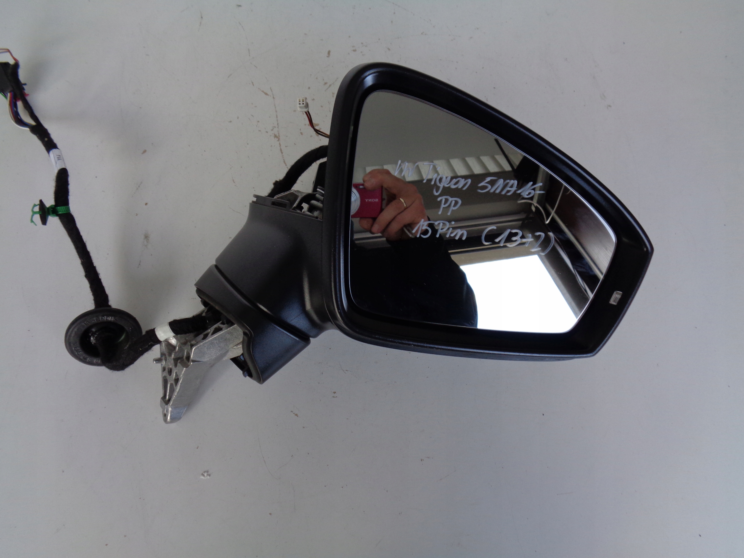 mirror right VW TIGUAN 5NA 16- 15 PIN