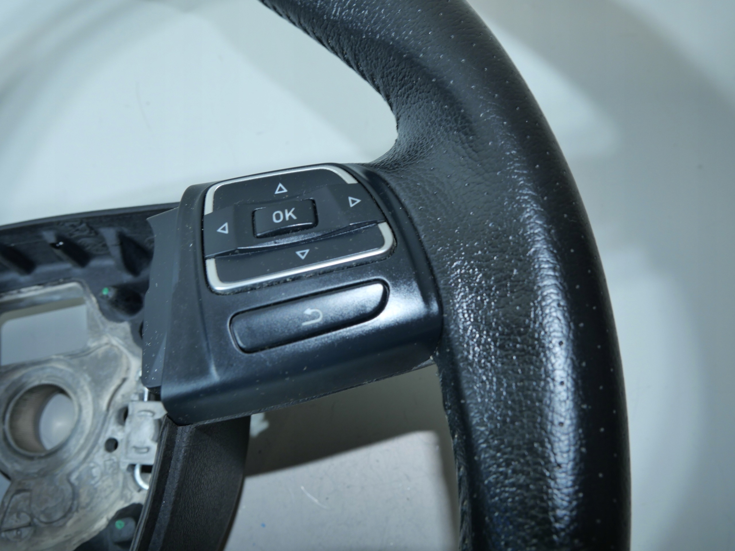steering wheel, leather VW SEAT ALHAMBRA with shifting 7N5419091A