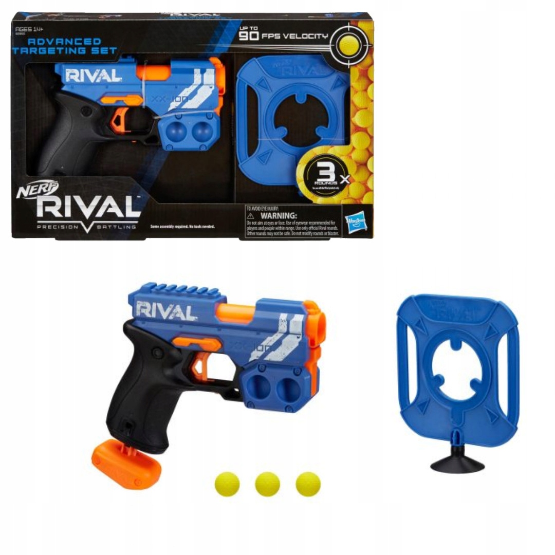 

Nerf Rival Pistolet Na Kulki Knockout Z Tarczą Cel