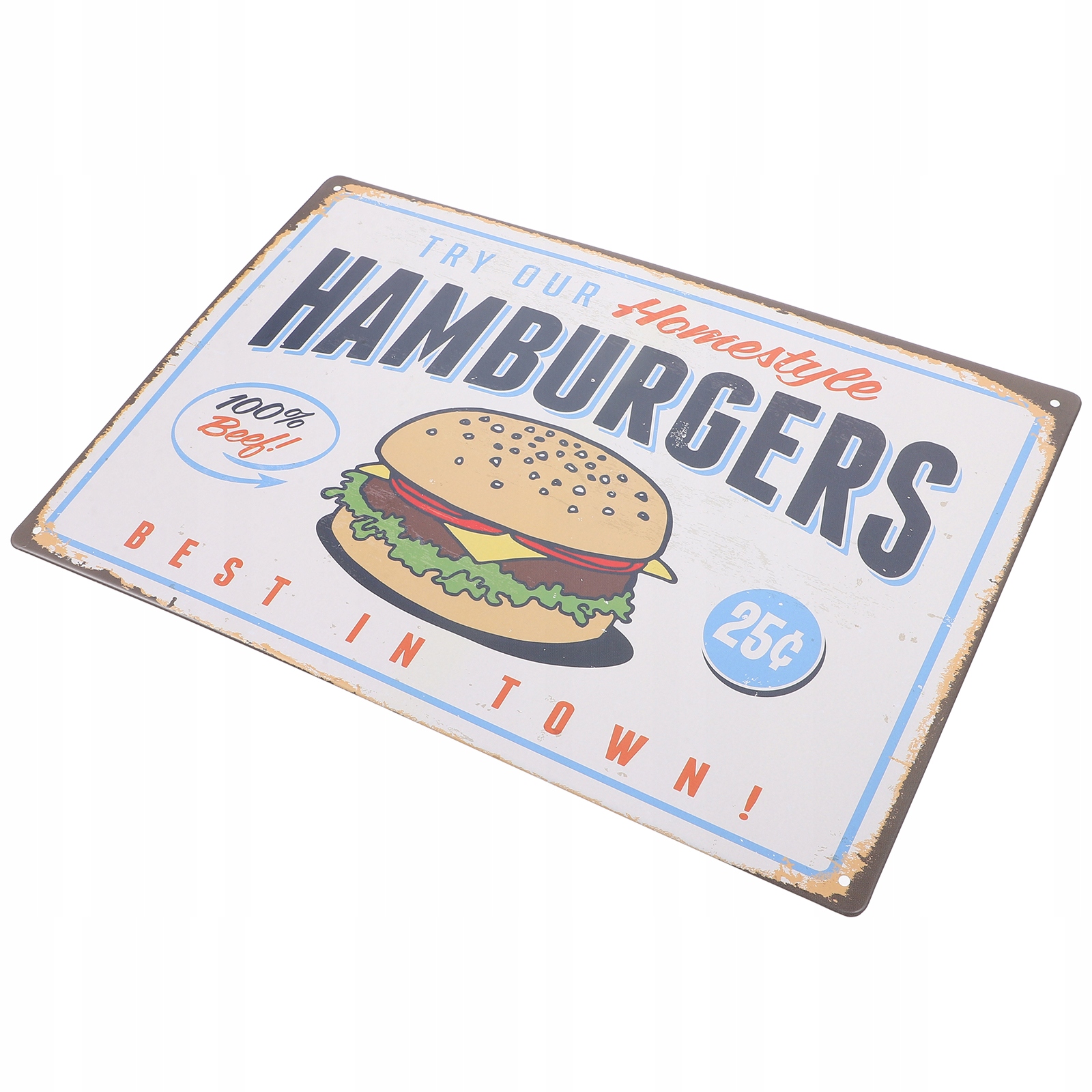 EMBLEMATY WYKOŃCZENIA VINTAGE POST RETRO VINTAGE ZNAK CYNKOWY Marka bez marki