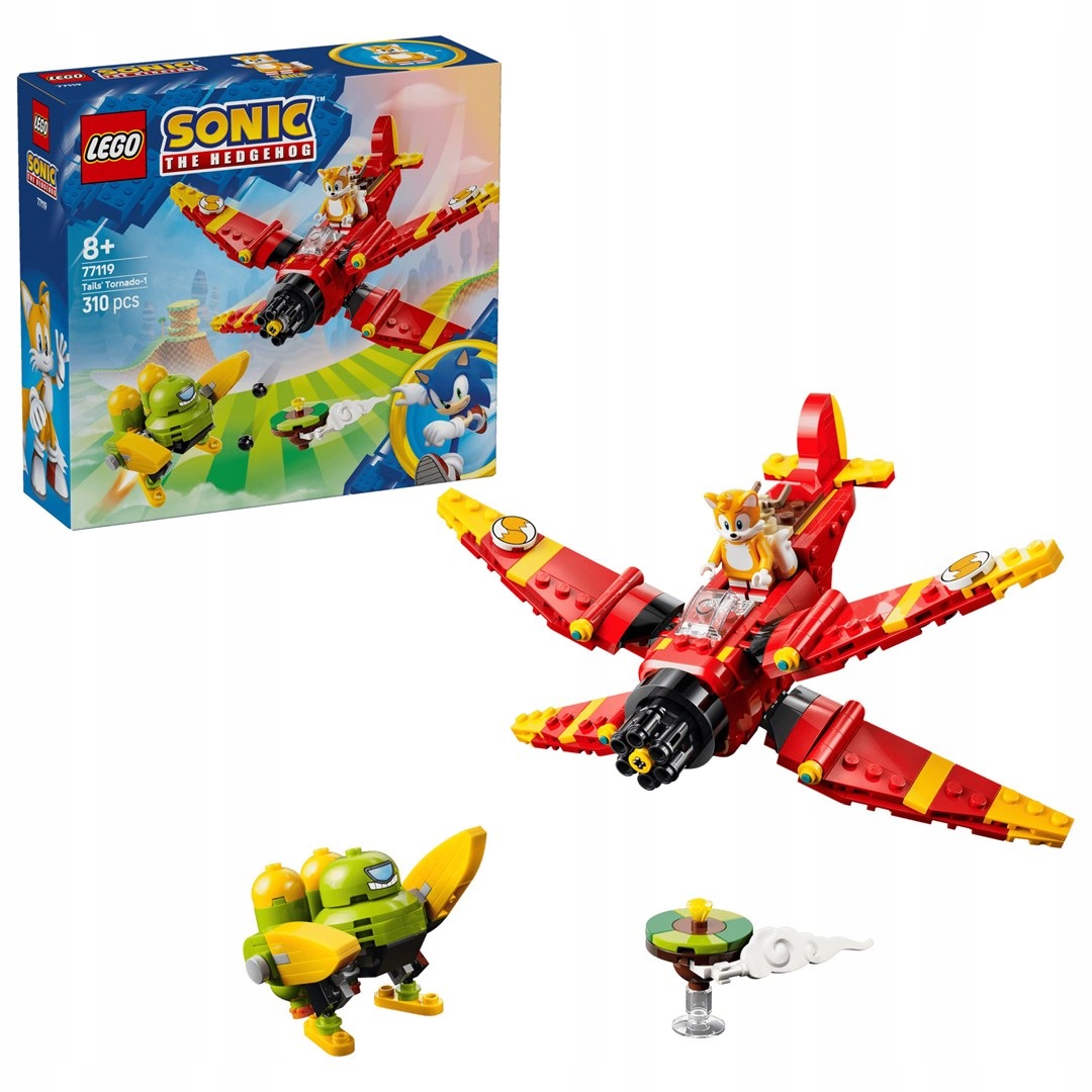 Lego Sonic the Hedgehog 77119 Tornado Taila