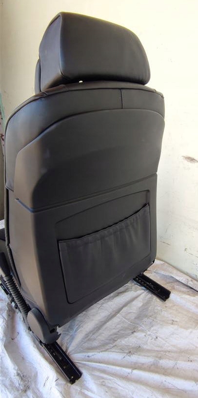 кресло передний левый кожа BMW 7 E65 РЕСТАЙЛИНГ черный