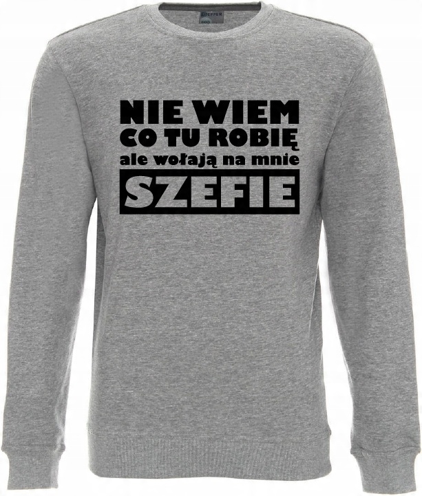 

Bluza męska Bez Kaptura Szef Zabawna - S