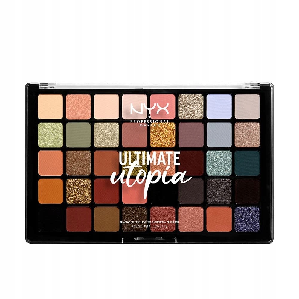 Paleta cieni Nyx Professional Makeup Prasowane mix wykończeń