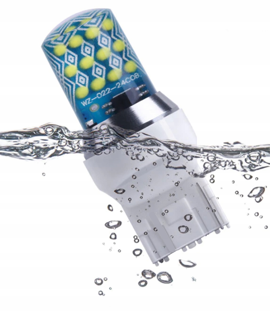 Żarówka Led 12V Stroboskopowa T20 W21W Biała