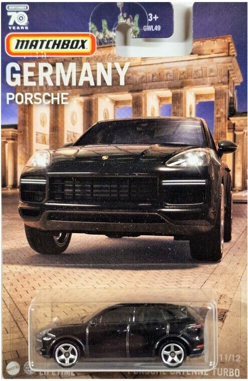MATCHBOX PORSCHE CAYENNE TURBO MBX GERMANY 2023