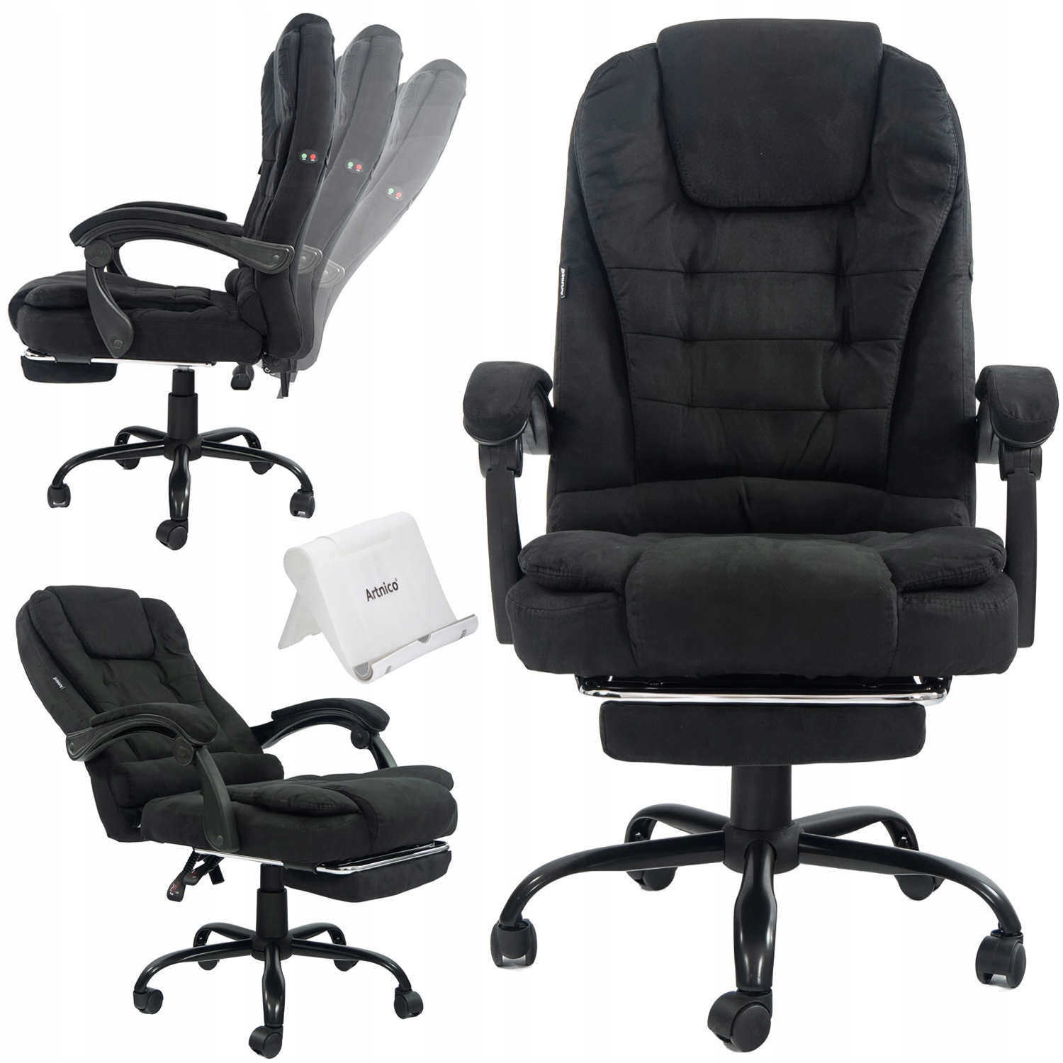 Otočná Kancelárska Stolička Otočná Stolička Do Stola S Podnožkou Masážny Prístroj