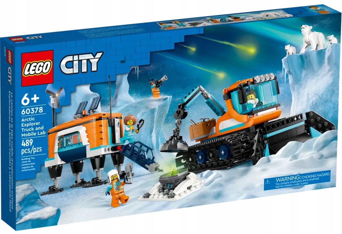 Lego 60378 City Nákladní auto a výzkumná laboratoř Nové 489 el