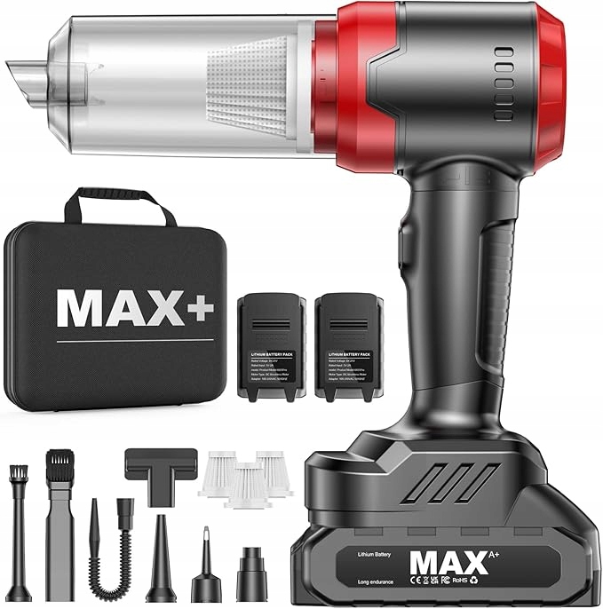 Vysavač 3v1 28 kPa 15000 mAh Hepa Kitbezn do auta