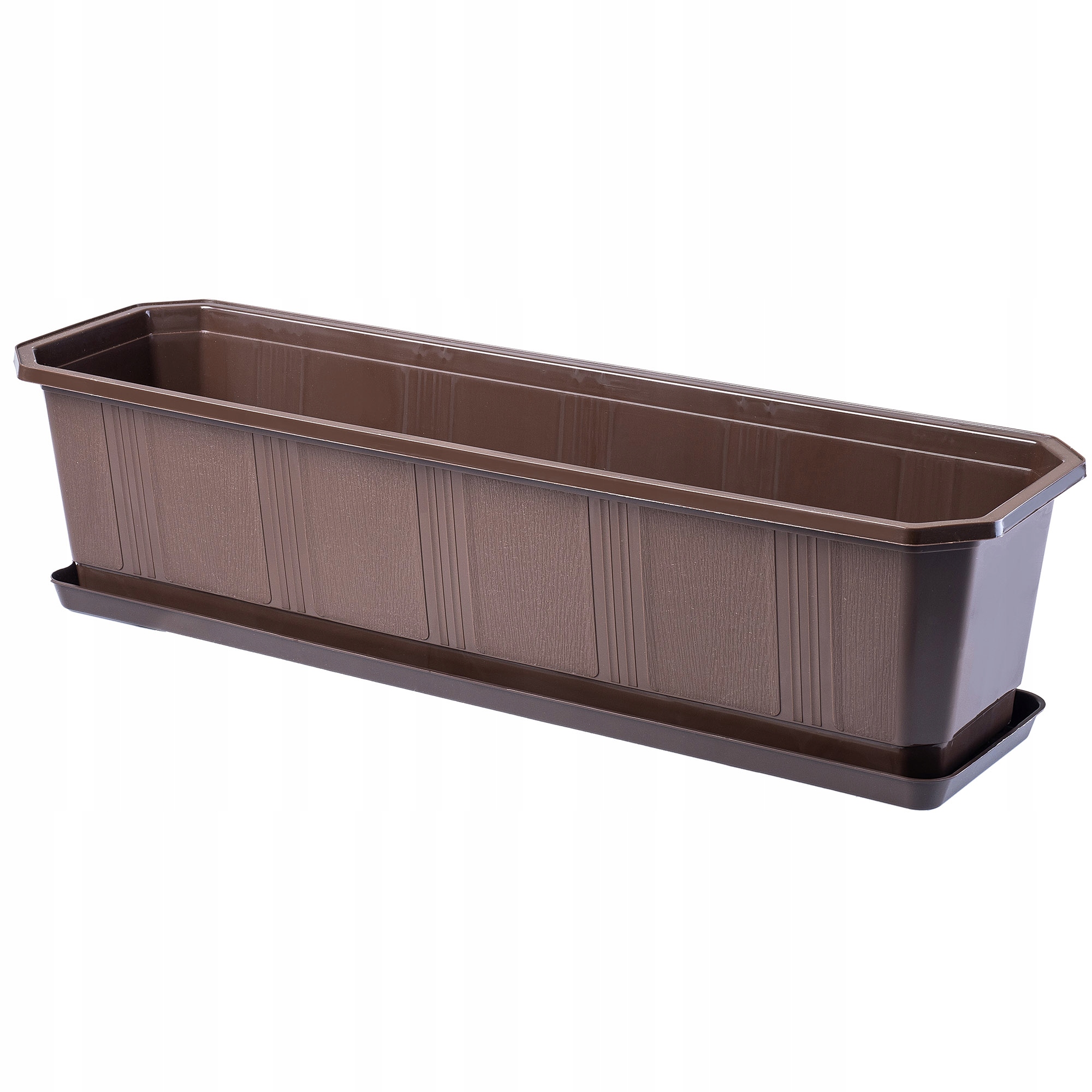 

Doniczka Donica Balkonowa Podstawka 60CM Brąz