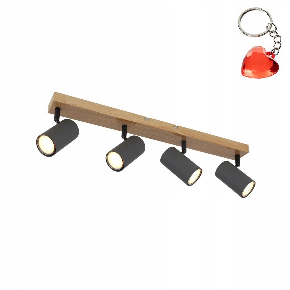 Reflektorová lampa do obývacího pokoje 4xGU10 35W Robby 57911-4G Globo Dárek