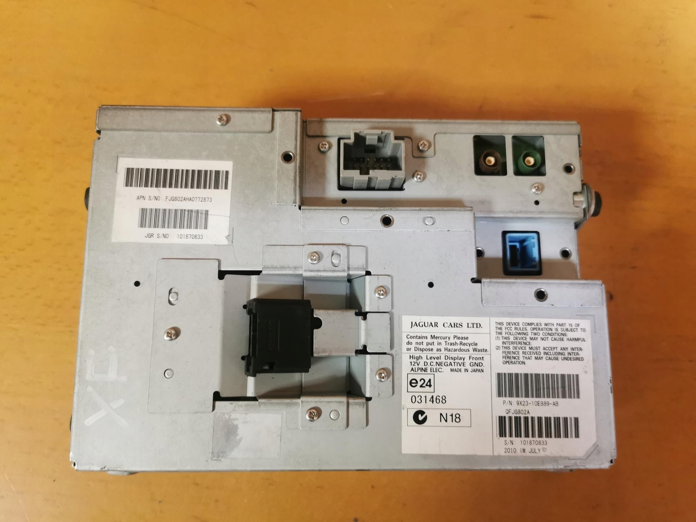 EKRAN display navigation devices JAGUAR XF and X250 07-15