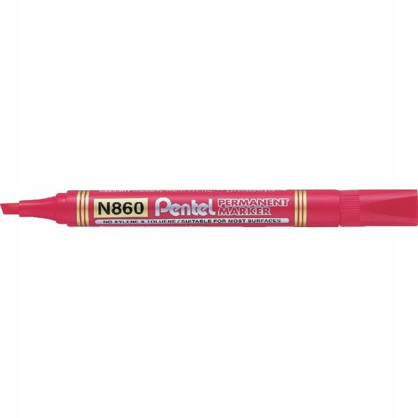 

Marker permanentny Pentel N-860 ścięty czerwony