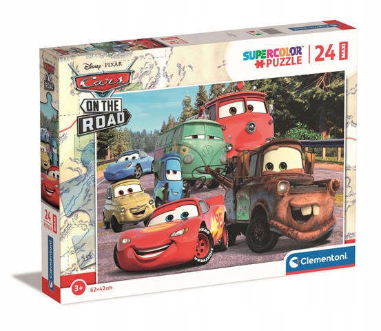 

Puzzle 24 maxi Color Cars On The Road 24239