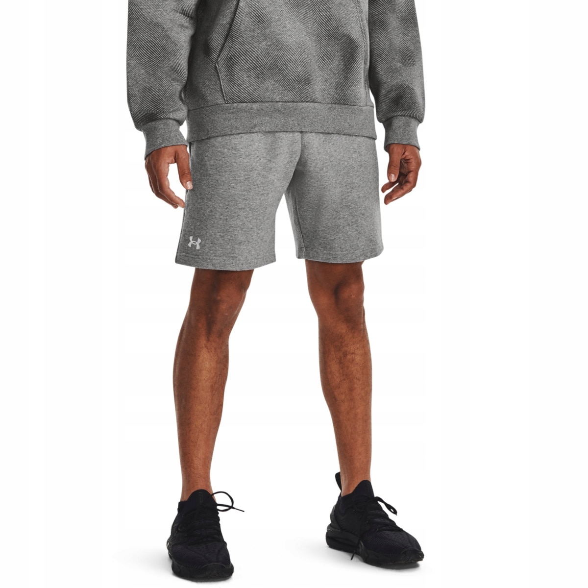 Under Armour Kraťasy Ua Rival Fleece Shorts-GRY šedá