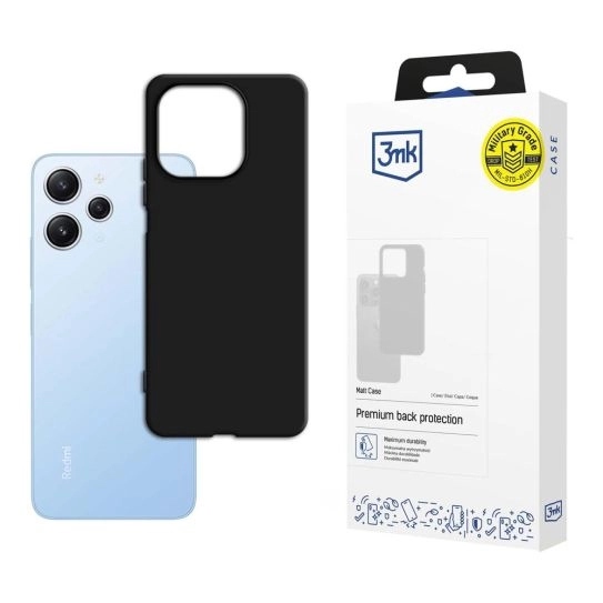Etui 3mk Matt Case na Xiaomi Redmi 12 czarne 3mk Protection