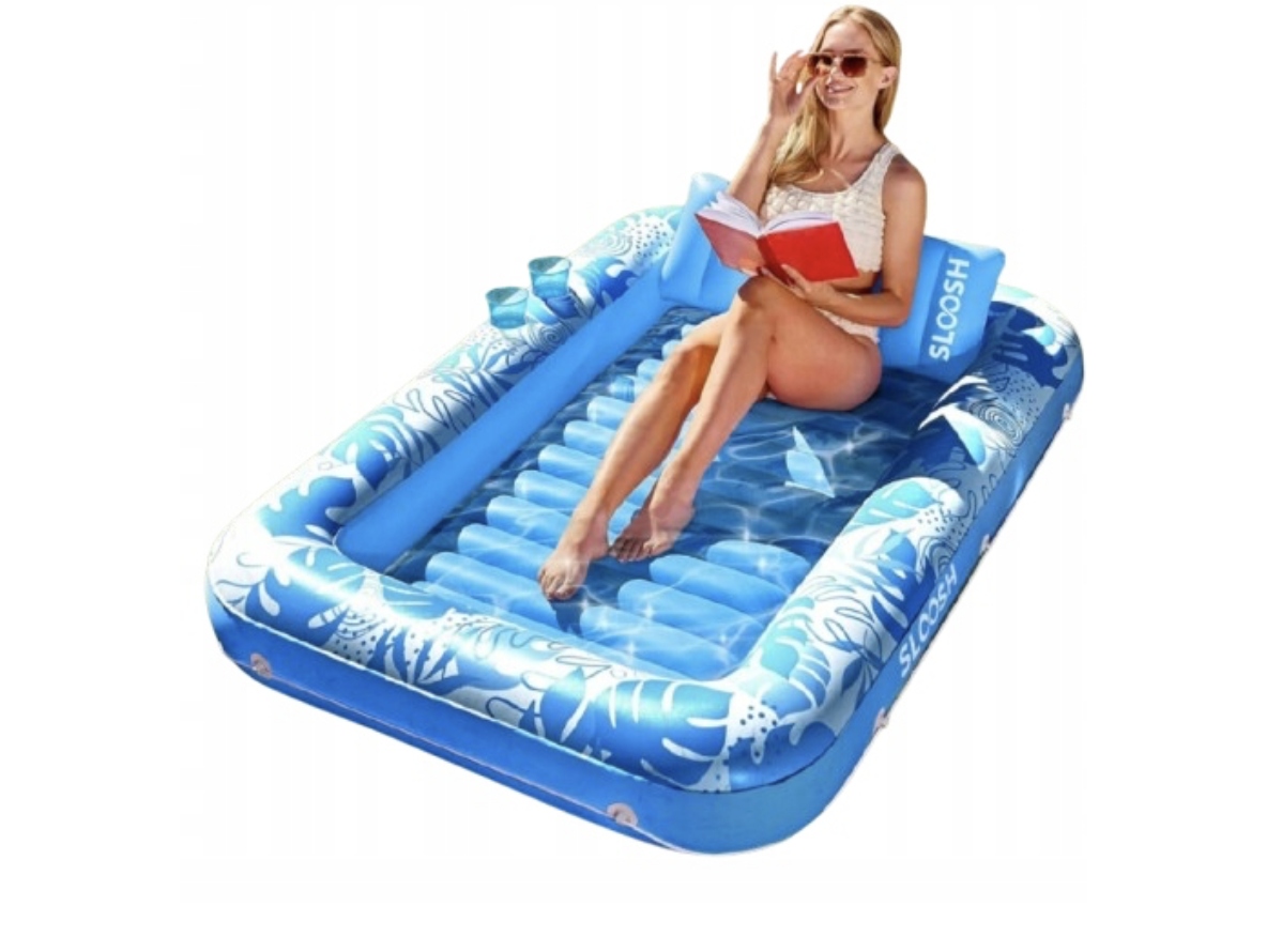 Matrace Plováková 178 X 117 CM Pro 2 Osoby S Polštářem A Vodním Chlazením