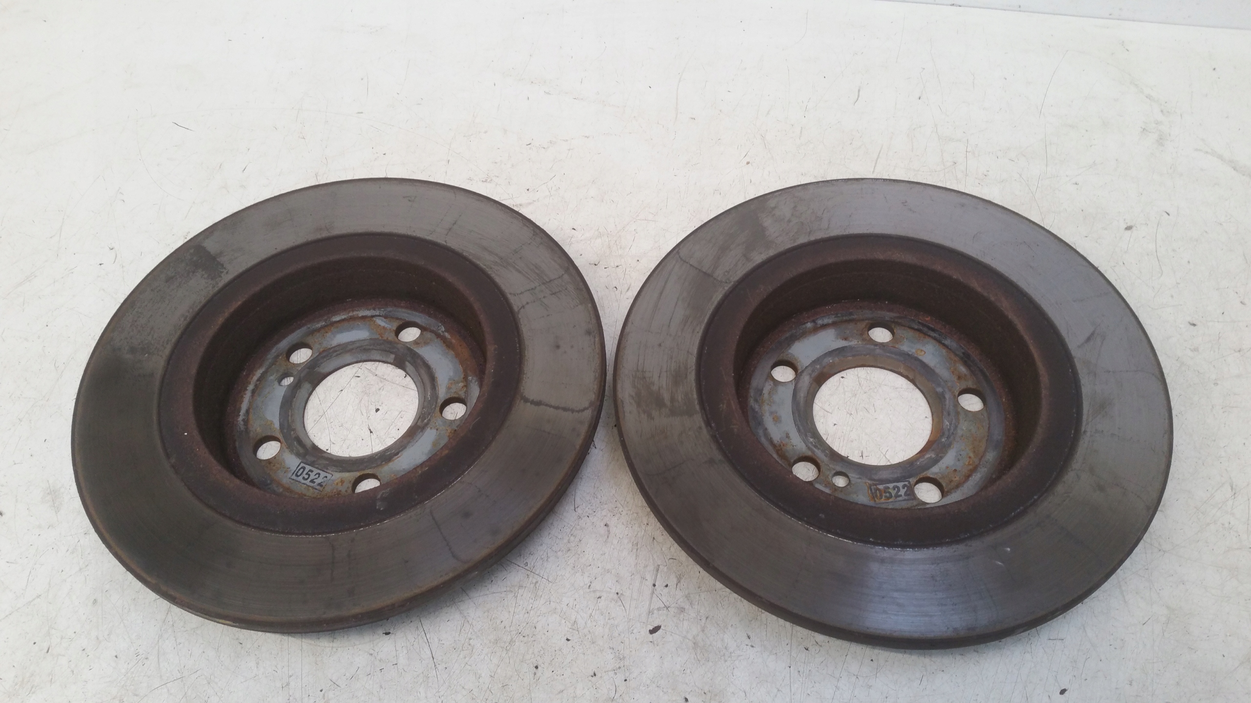discs plates rear part kpl Mercedes C117 CLA