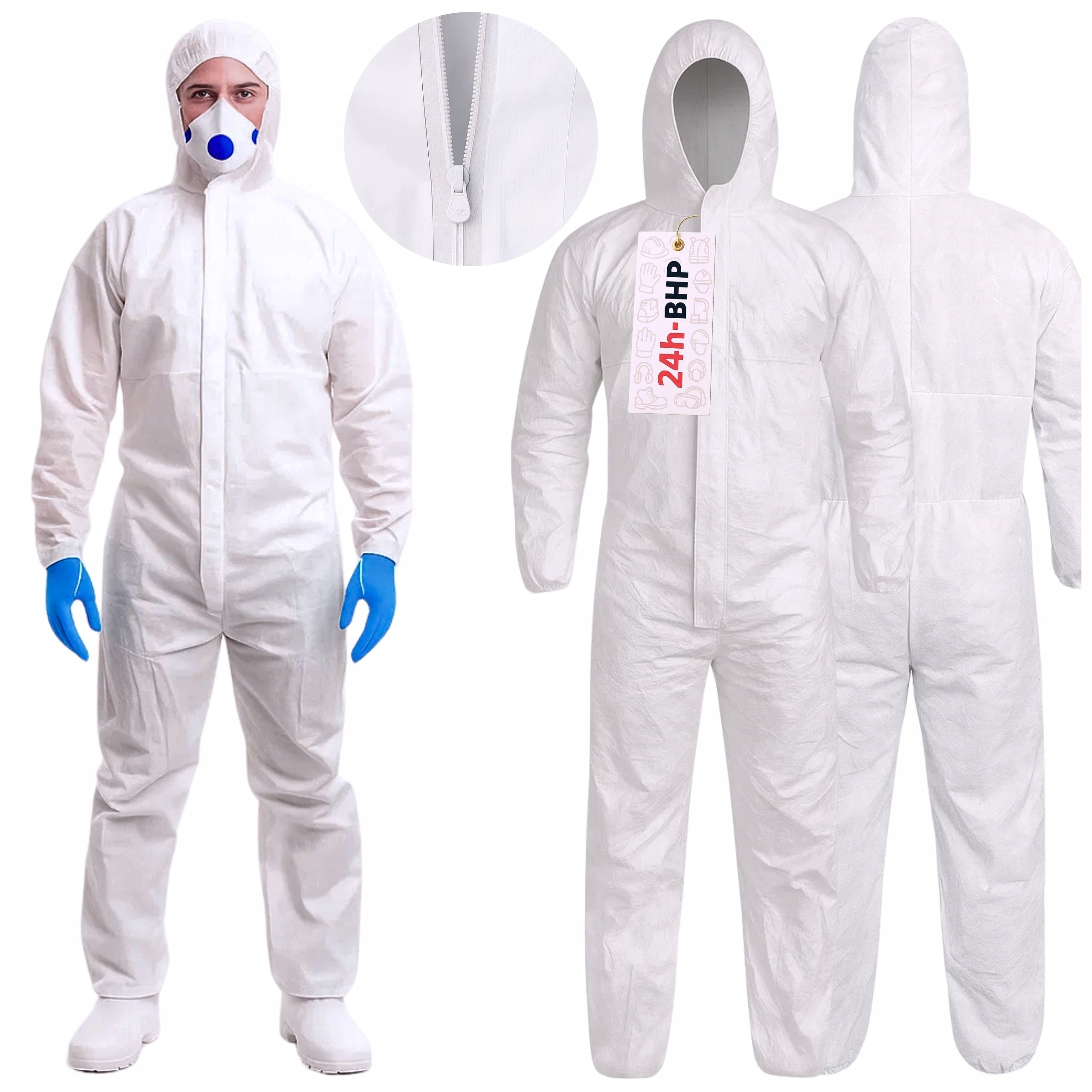 Lakovací Malířský oblek Jednorázový ochranný oblek Kapuce Bozp