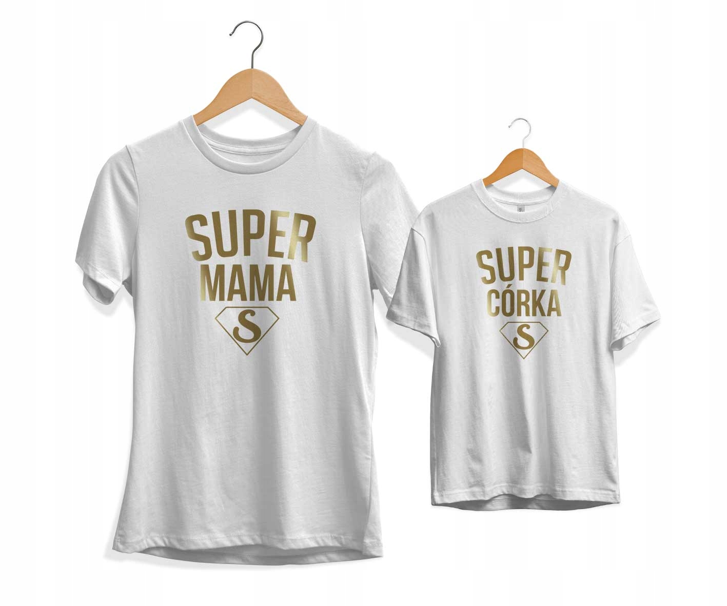 

Zestaw Koszulek Super Mama Super Córka