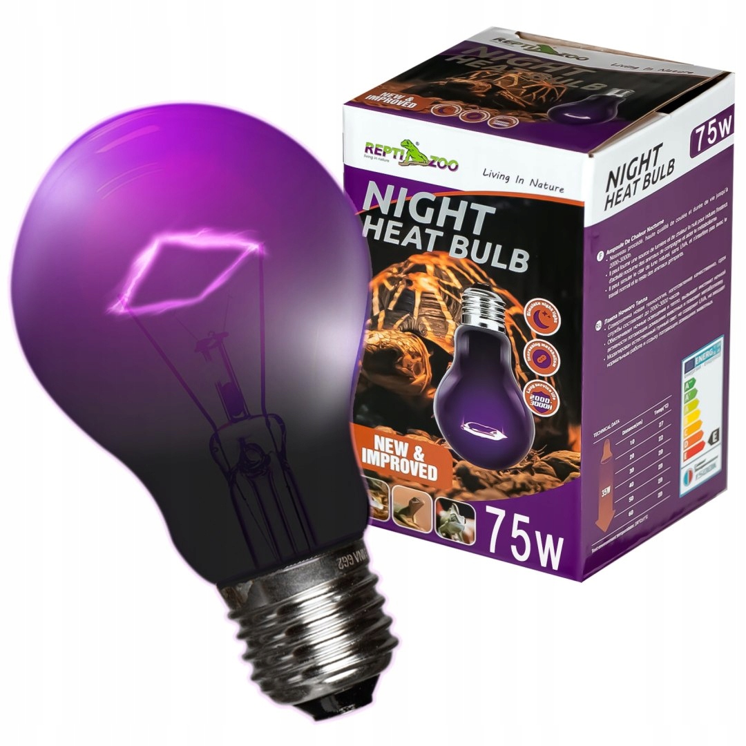 Levně Repti-Zoo Night Heat Bulb 75W – noční topná žárovka