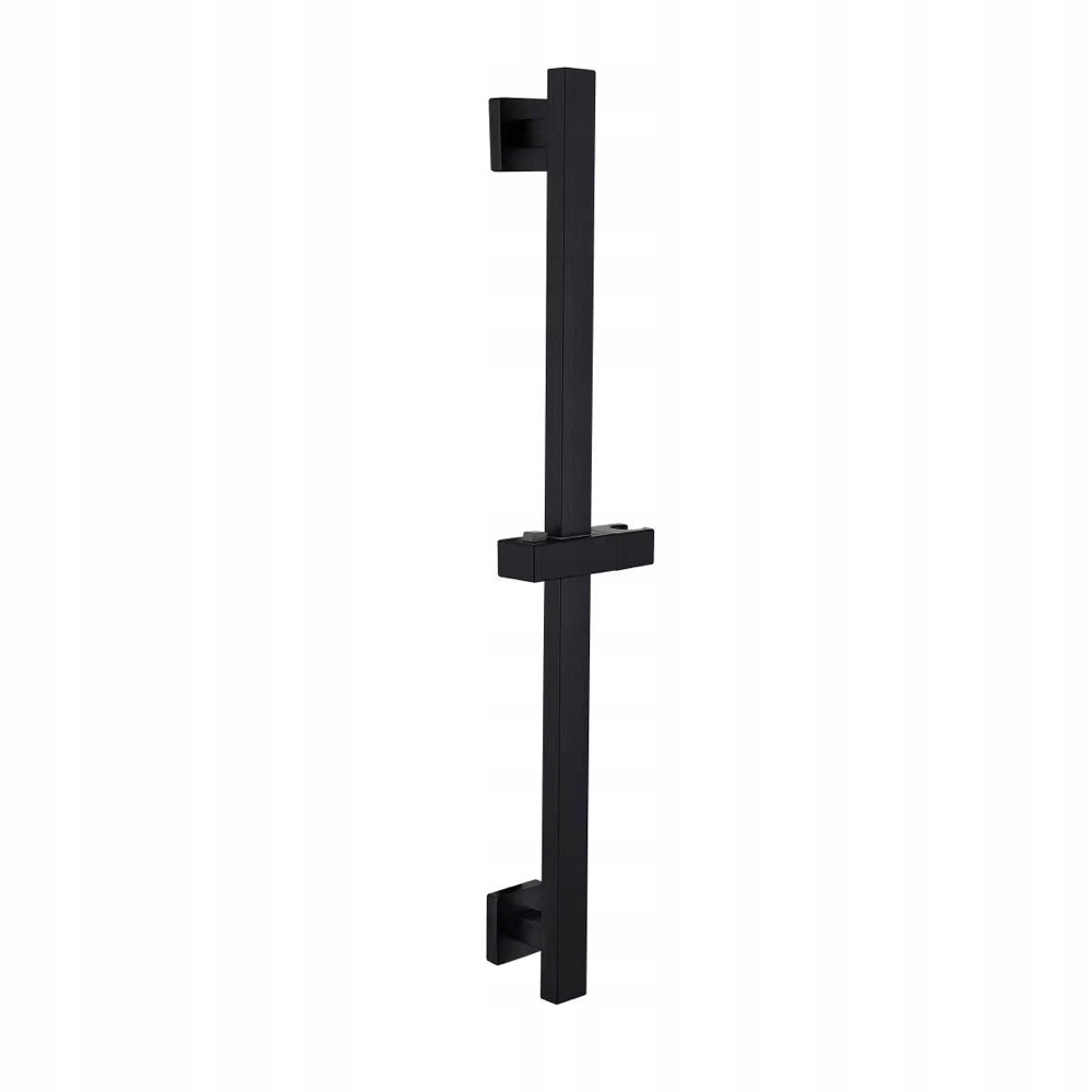 Sprchová tyč Wezer STK-02-BLACK 660 mm Černá Nástěnná