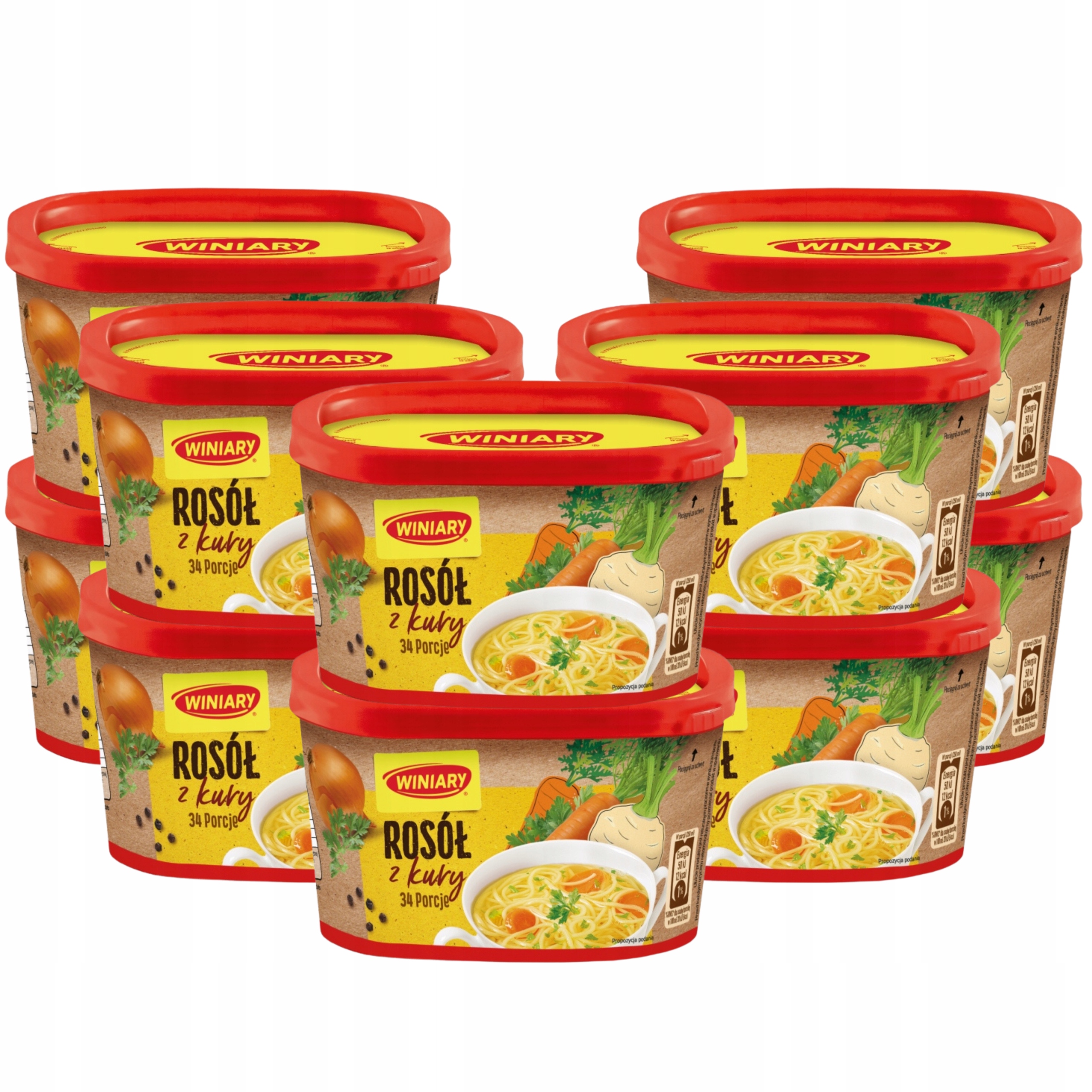 Rosół Z Kury Winiary Instant Zupa Kontener 10x170g