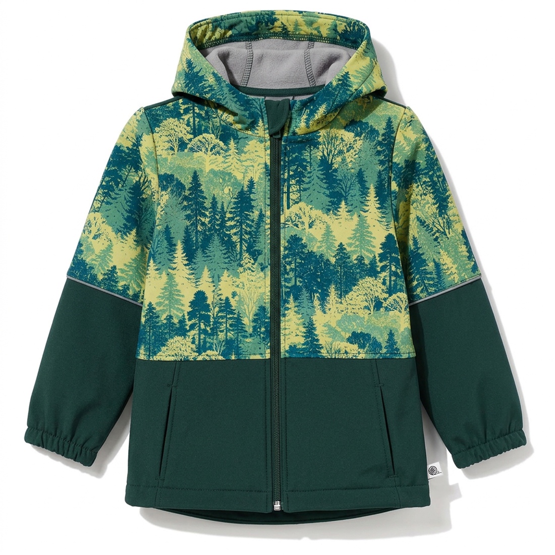 TuSzyte Chłopięca kurtka softshell z odblaskami, przejściowa R.140