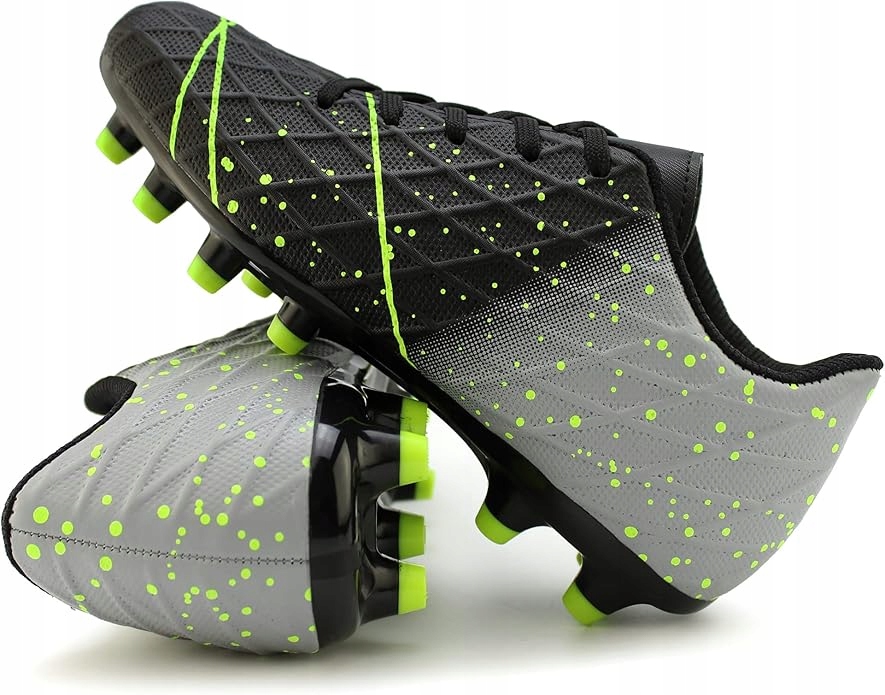 Buty piłkarskie korki czarno-zielone r.32 Eu