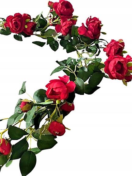 

xxl Girlanda z kwiatów róży 125 cm