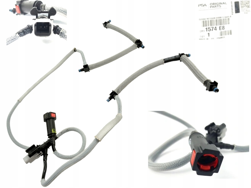 PRZELEWY WTRYSKÓW CITROEN C5 III C6 2.7 3.0 HDI