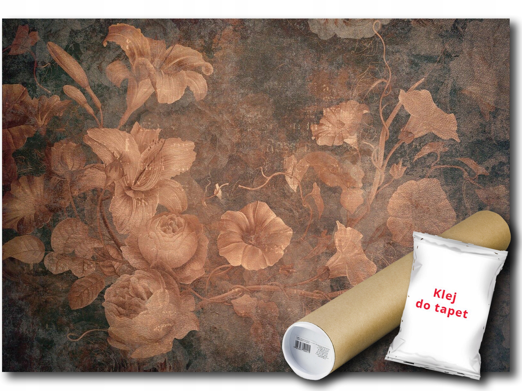 Vinylová Fototapeta Kvety Vintage Retro 208x146