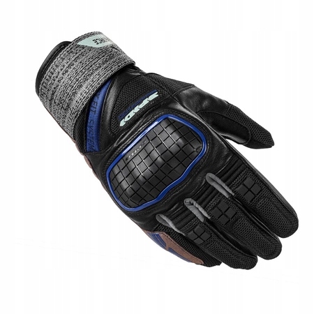 Krótkie rękawice motocyklowe SPIDI X-FORCE BLACK/BLUE niebieski GRATISY Rozmiar S