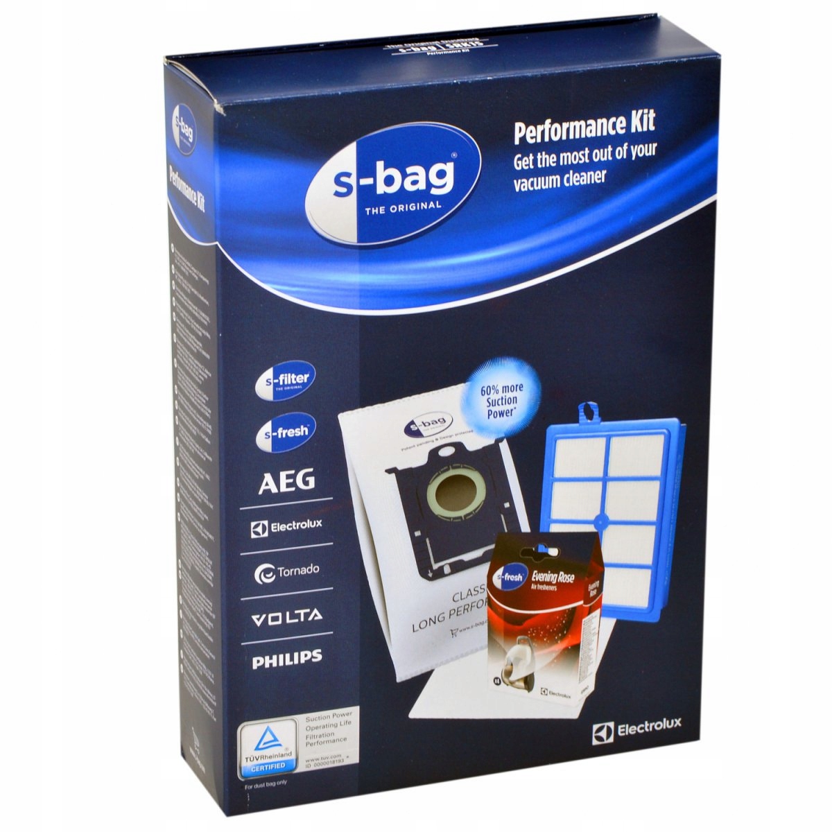

Zestaw worki S-Bag, filtr hepa, zapach Electrolux