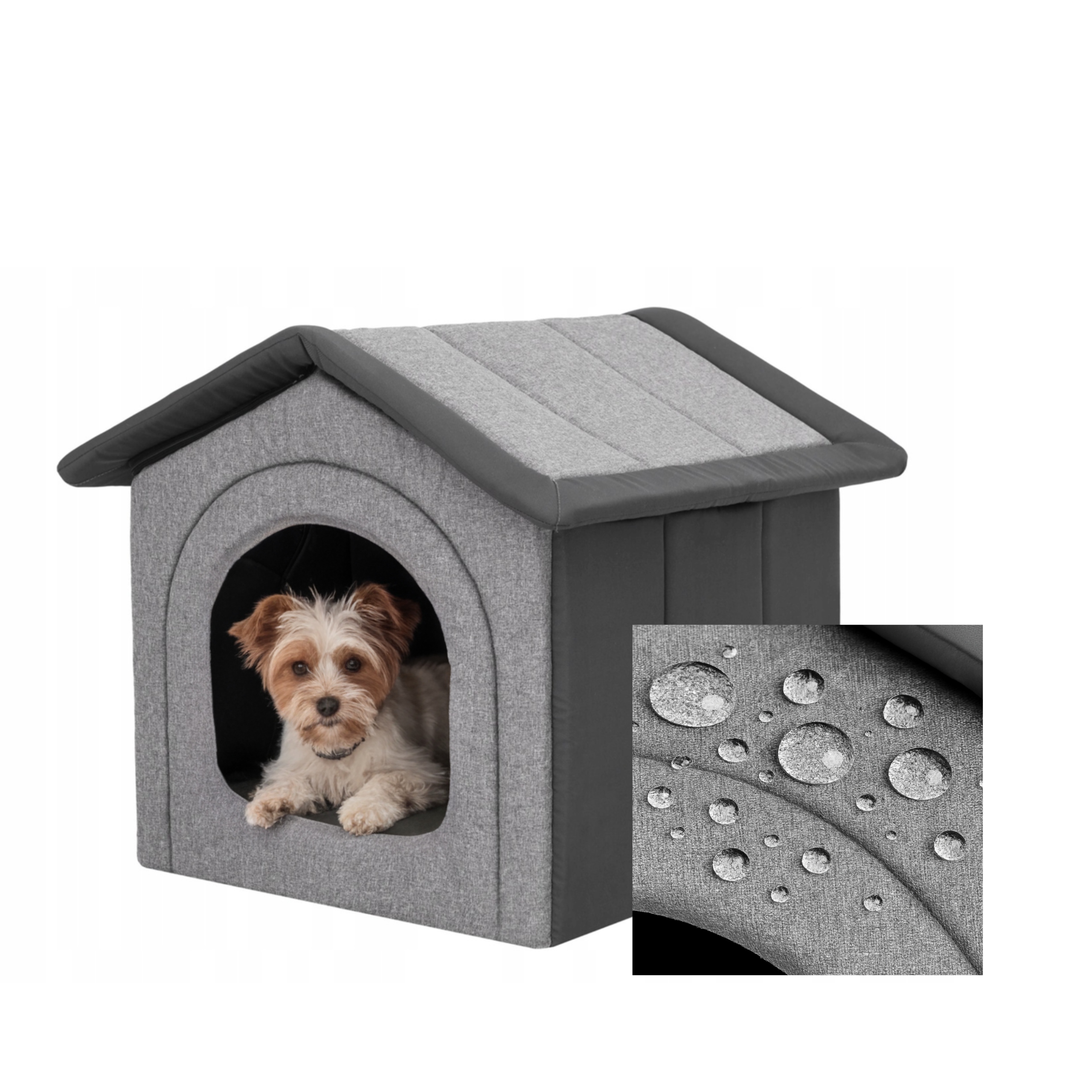 Bouda pro psa – Bouda pelíšek pro psa, Domeček Zateplený, Pelíšek 38x44x45 cm