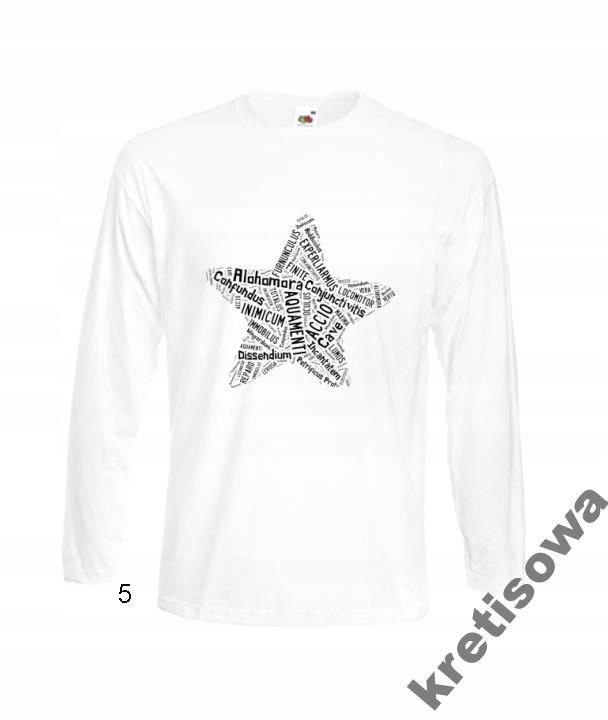 

Bluzka Męska Harry Potter Zaklęcia Magia Avada