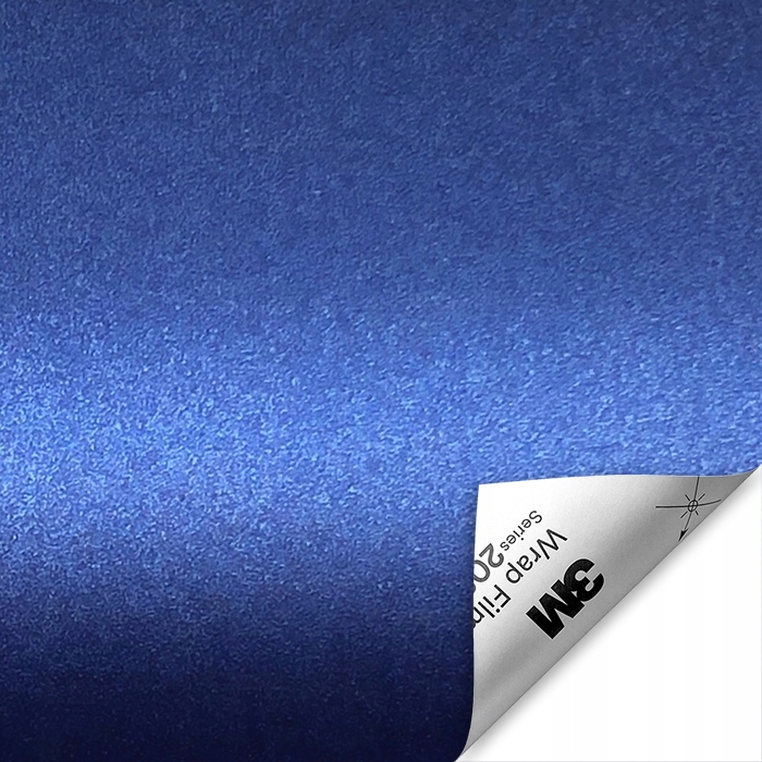 3M 2080 Fólie pro změnu barvy automobilu 50x152 M217 Matte Slate Blue Met