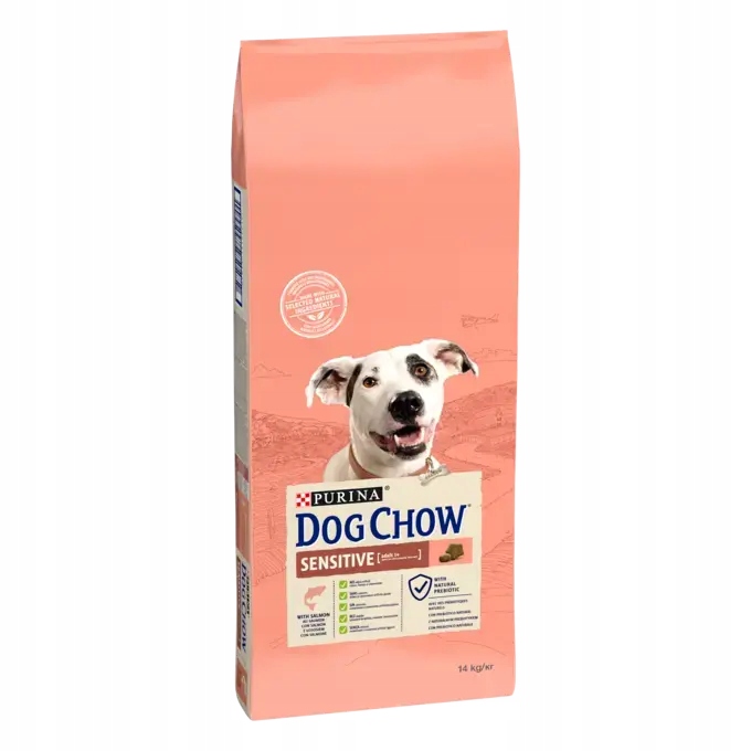 Levně Purina Dog Chow Sensitive Adult 14kg Suché Krmivo pro psy s lososem
