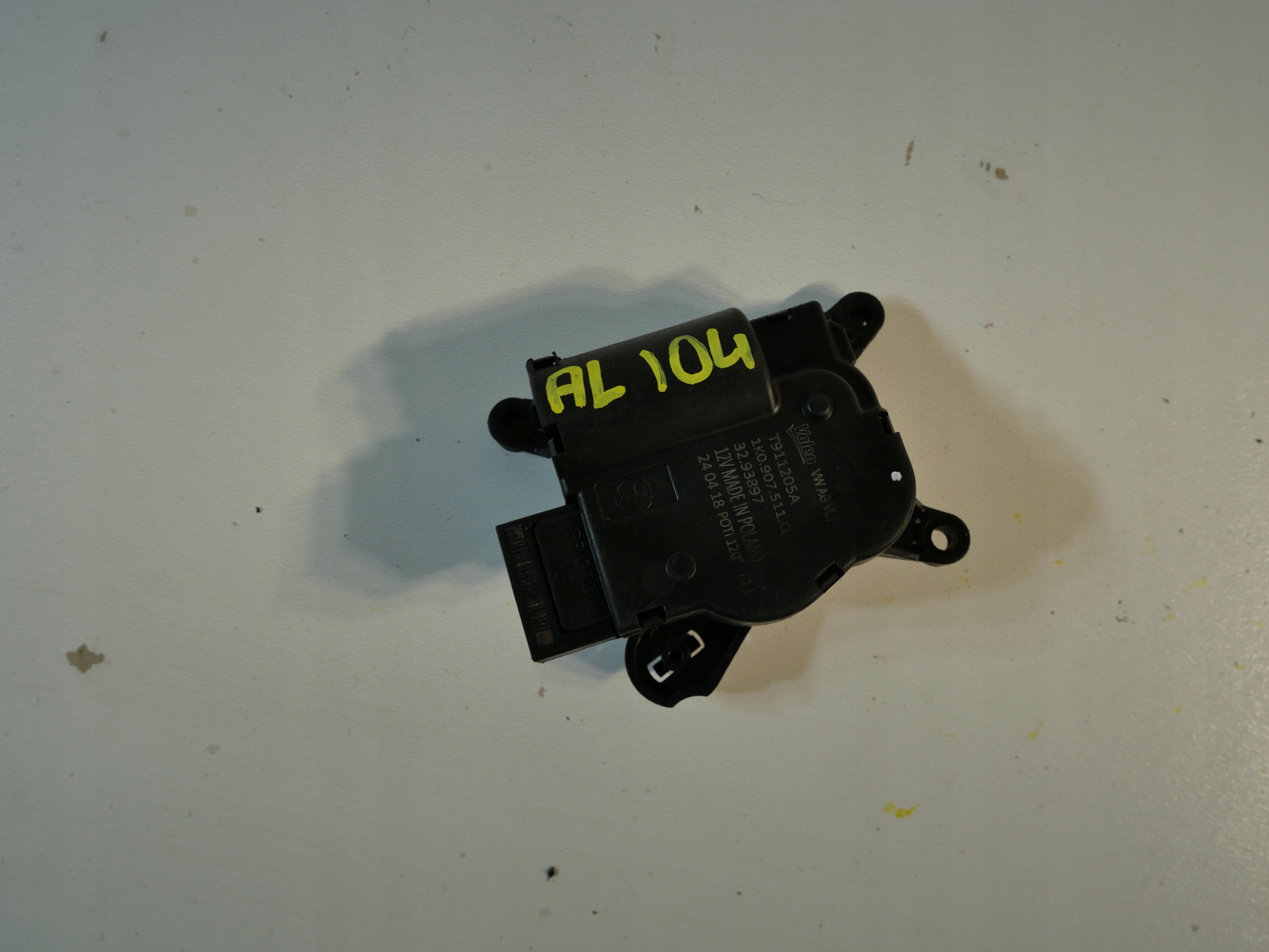 VW SEAT SKODA Micro moteur KLAP Bloc de chauffage complet 1K0907511Q