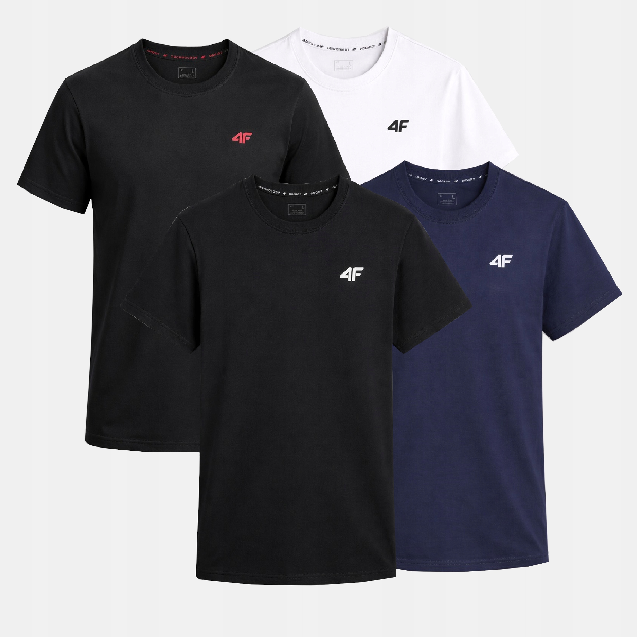 Komplet Koszulek Męskich 4F Zestaw 4PAK T-shirt 3XL TTSHM3341
