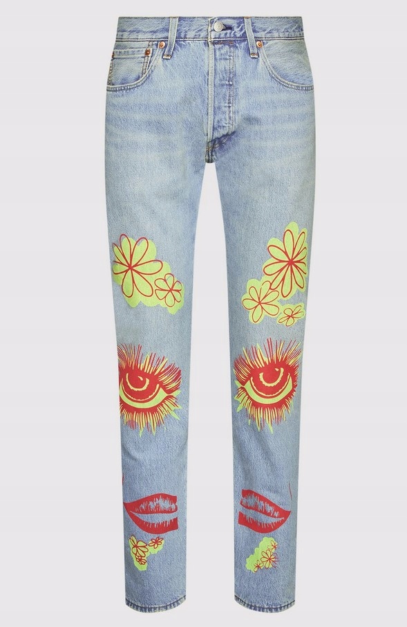 Levi's 501 Džíny 501 00501-3332 Modré Original Fit pánské vel