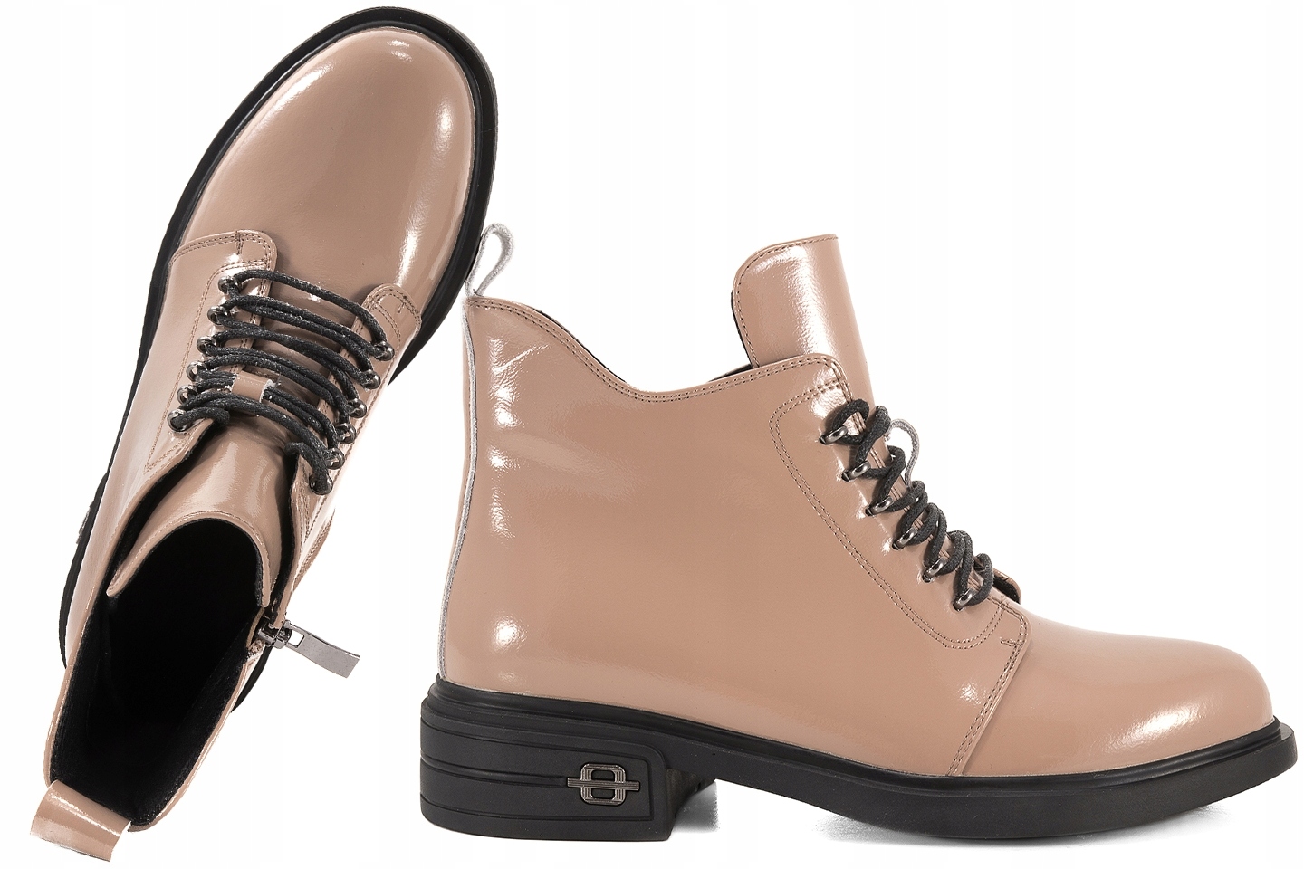 Filippo DBT6318 Dámské Kotníkové Boty Zateplené Boty Zimní Laky Kůže 40