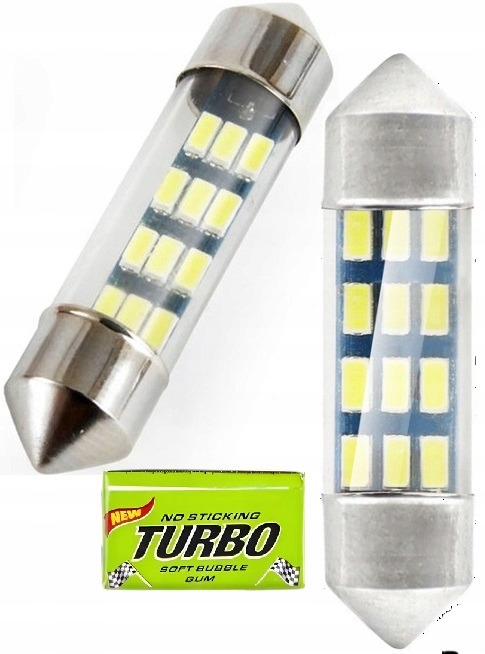 Żarówki Led Standard Festoon C5W 12xSMD 3014 rurki 36mm do auta samochodu